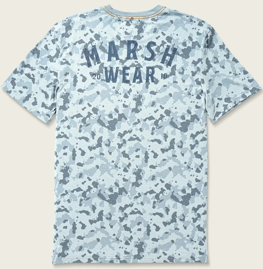 Stackhouse Hagood Short Sleeve T-Shirt in Granite Foxhole Camo