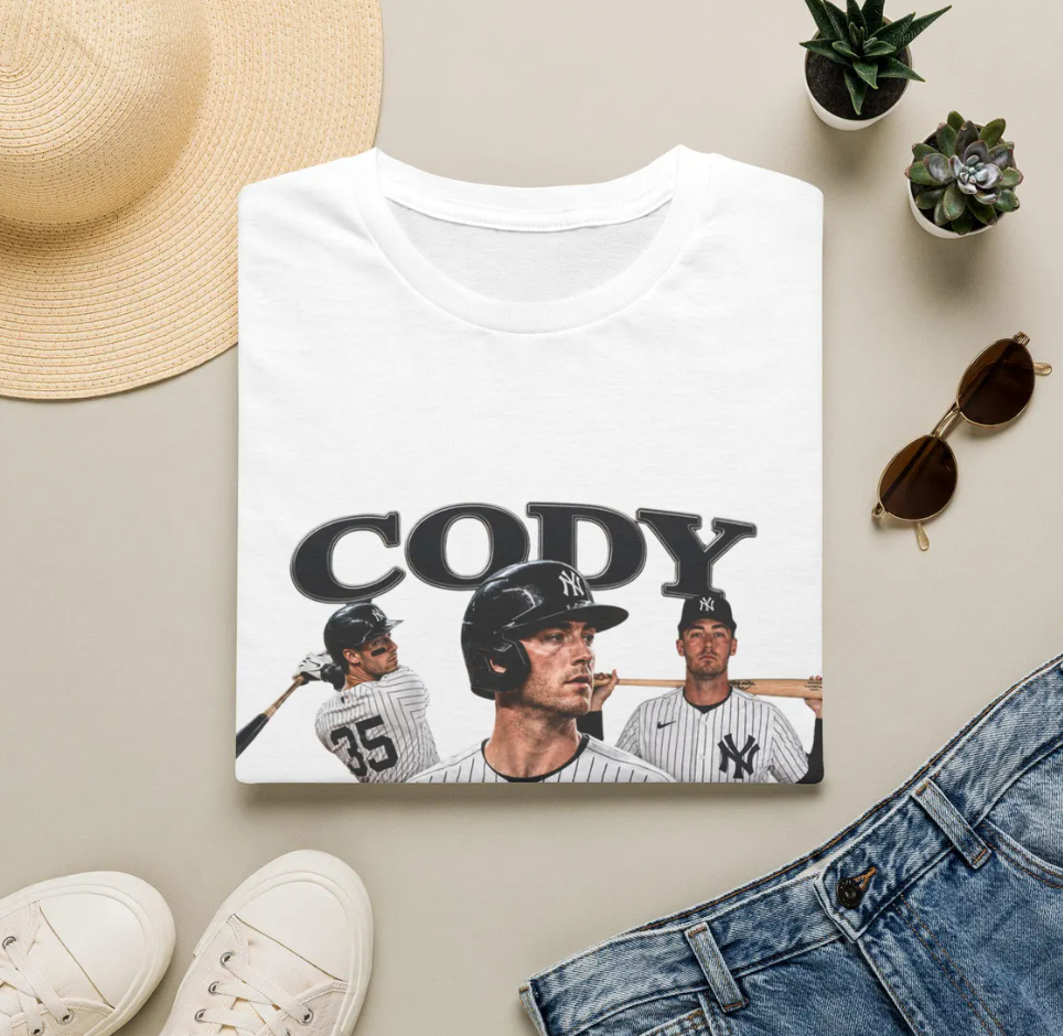 Cody Bellinger Baseball Collage T-Shirt MLB Player Fan Tee