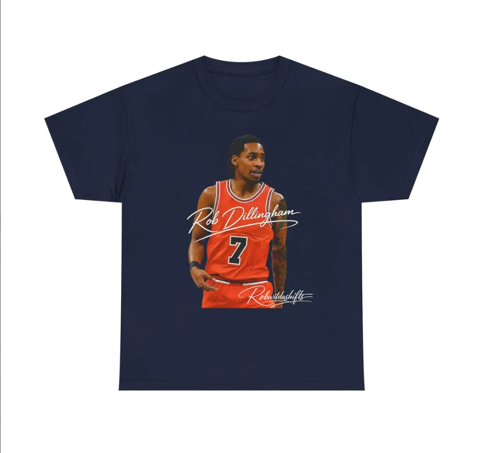 Rob Dillingham Chicago T Shirt Basketball Player Graphic Tee