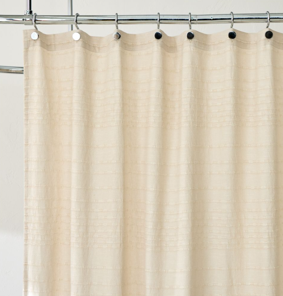 Reese Cotton Linen Shower Curtain