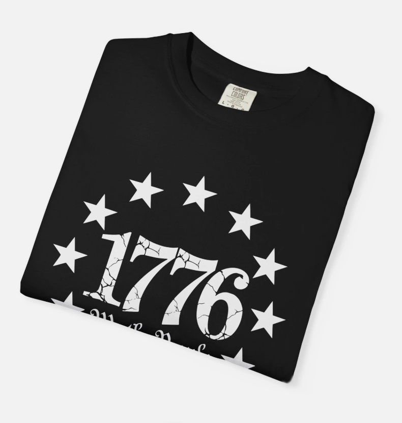Patriotic Tee, Independence Day Shirt, American Flag Top, 4th of July Apparel