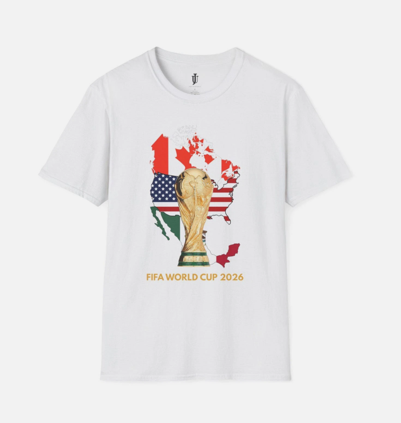 FIFA World Cup 2026 T-Shirt, Unisex Softstyle, USA Canada Mexico