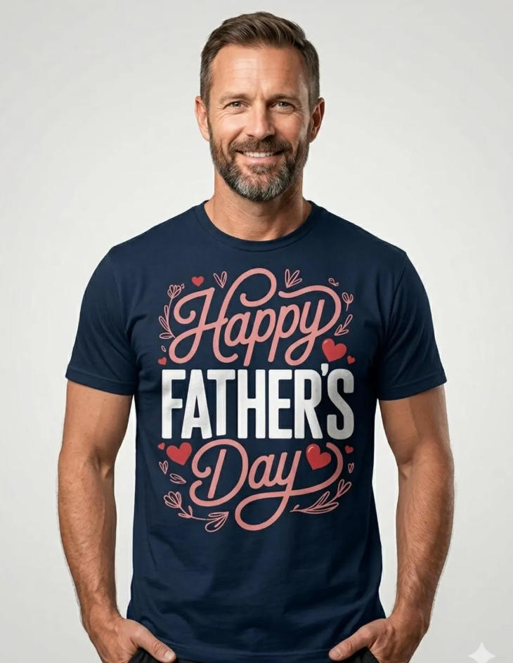Happy Father’s Day Retro Dad Quote PNG – Sublimation Design, Father’s Day Digital Download
