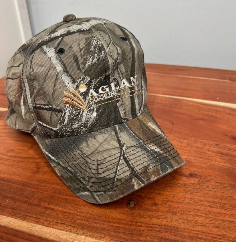 Vintage Agland Co-Op Camouflage Hunting Snapback Cap Realtree Adjustable OSFA