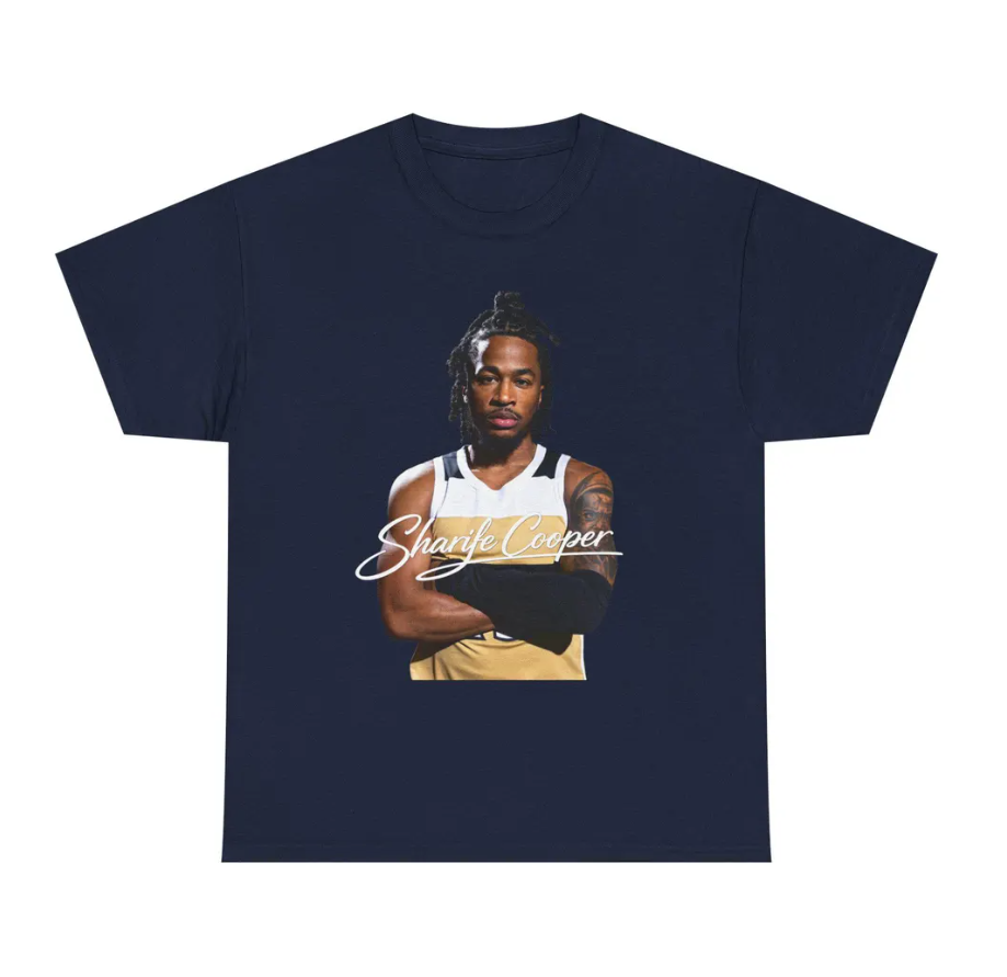 Sharife Cooper Washington T-Shirt Graphic Player Tee