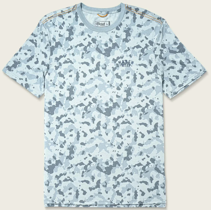 Stackhouse Hagood Short Sleeve T-Shirt in Granite Foxhole Camo