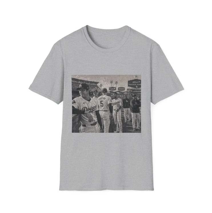 Vintage Baseball Team Photo T-Shirt, Retro Dugout Players Tee, Sepia Sports Shirt, Stadium Baseball Graphic Tee, Classic Game Day Fan Shirt