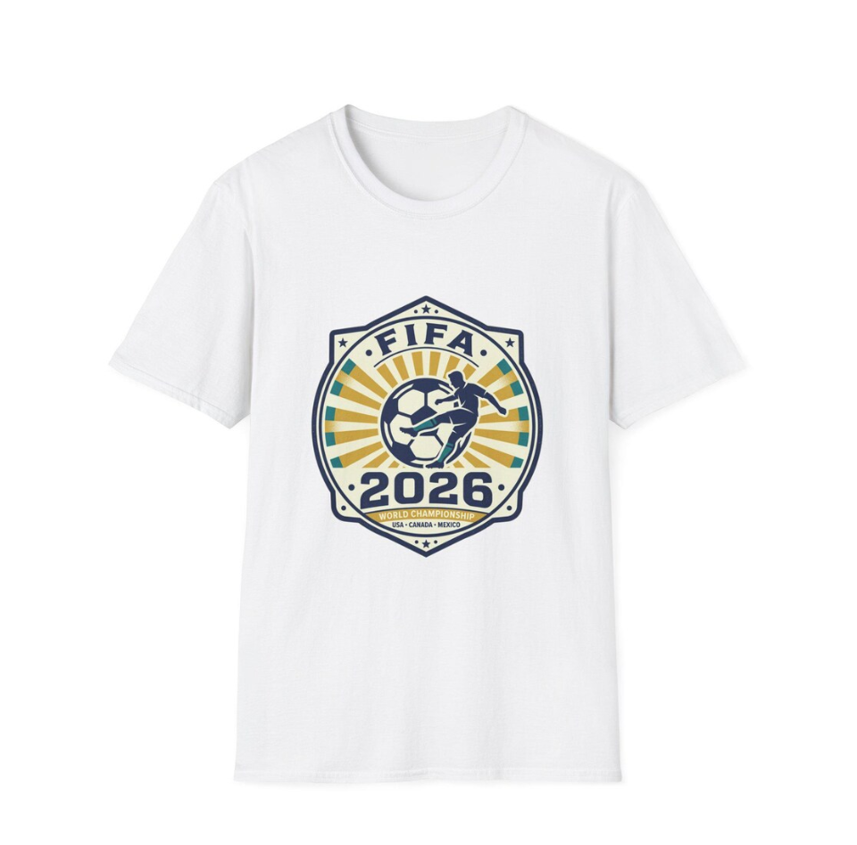 FIFA 2026 Soccer Crest T-Shirt | World Cup Badge Tee