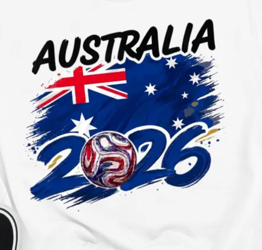 Australia 2026 Soccer Shirt, Global Soccer 2026 Australia T-shirt, Socceroos Fan Gift, Australia Flag Football Tee, Soccer Lover Tee.