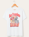 San Francisco 49ers Throwback Helmet Flea Market Tee