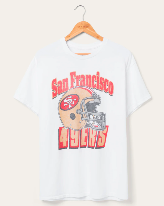 San Francisco 49ers Throwback Helmet Flea Market Tee