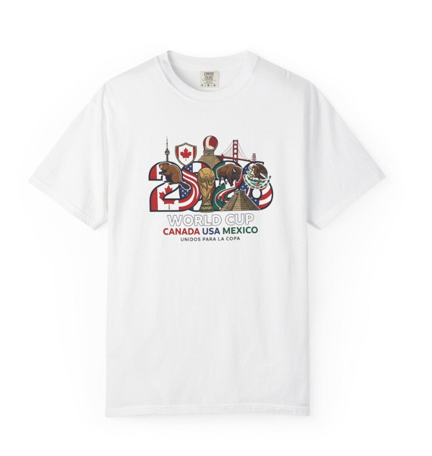 2026 World Cup Canada USA Mexico T-shirt | Soccer Tournament Graphic Tee