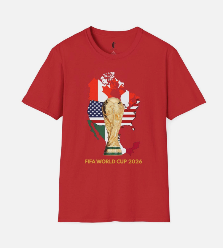 FIFA World Cup 2026 T-Shirt, Unisex Softstyle, USA Canada Mexico
