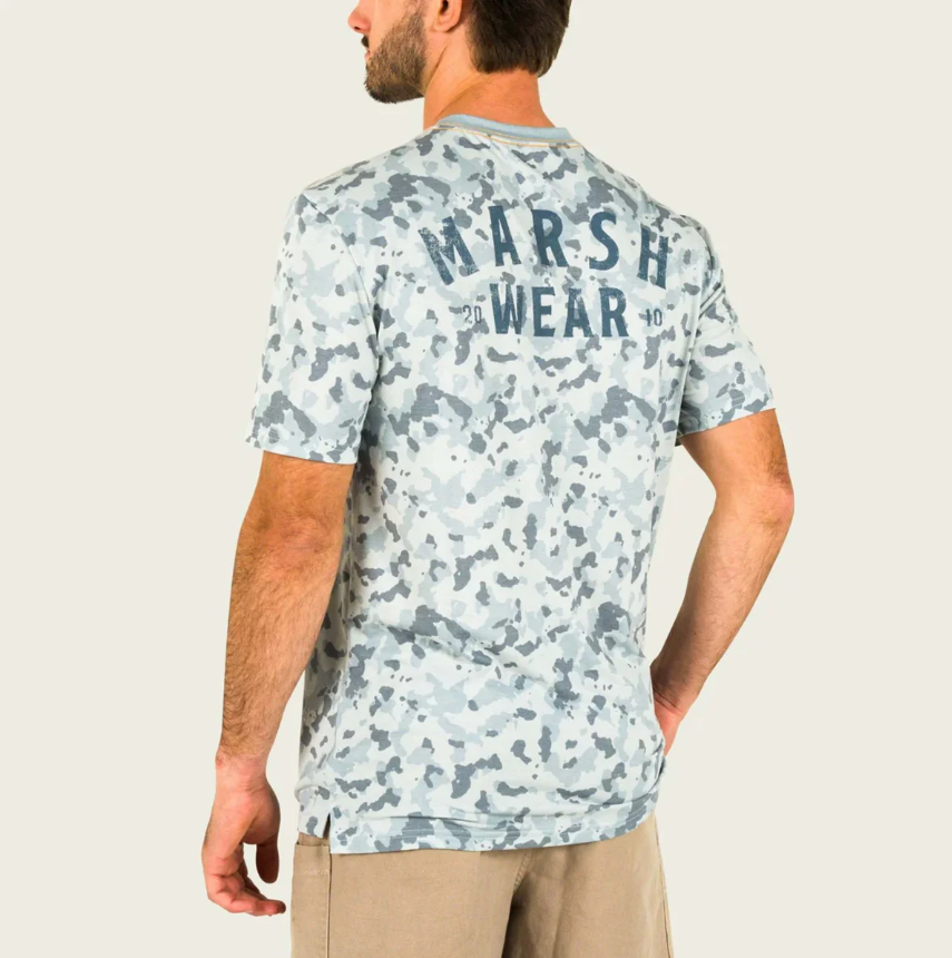 Stackhouse Hagood Short Sleeve T-Shirt in Granite Foxhole Camo