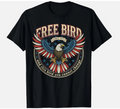 Free Bird This Bird You Cannot Change Eagle 4th of July USA unisex T-Shirt