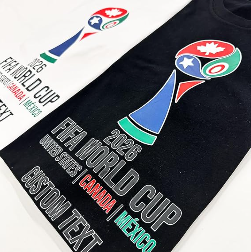 2026 World Cup Custom Tshirt - USA - Canada - Mexico – Custom Text