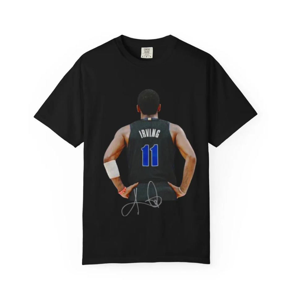 Kyrie Irving Dallas T Shirt Autograph Edition