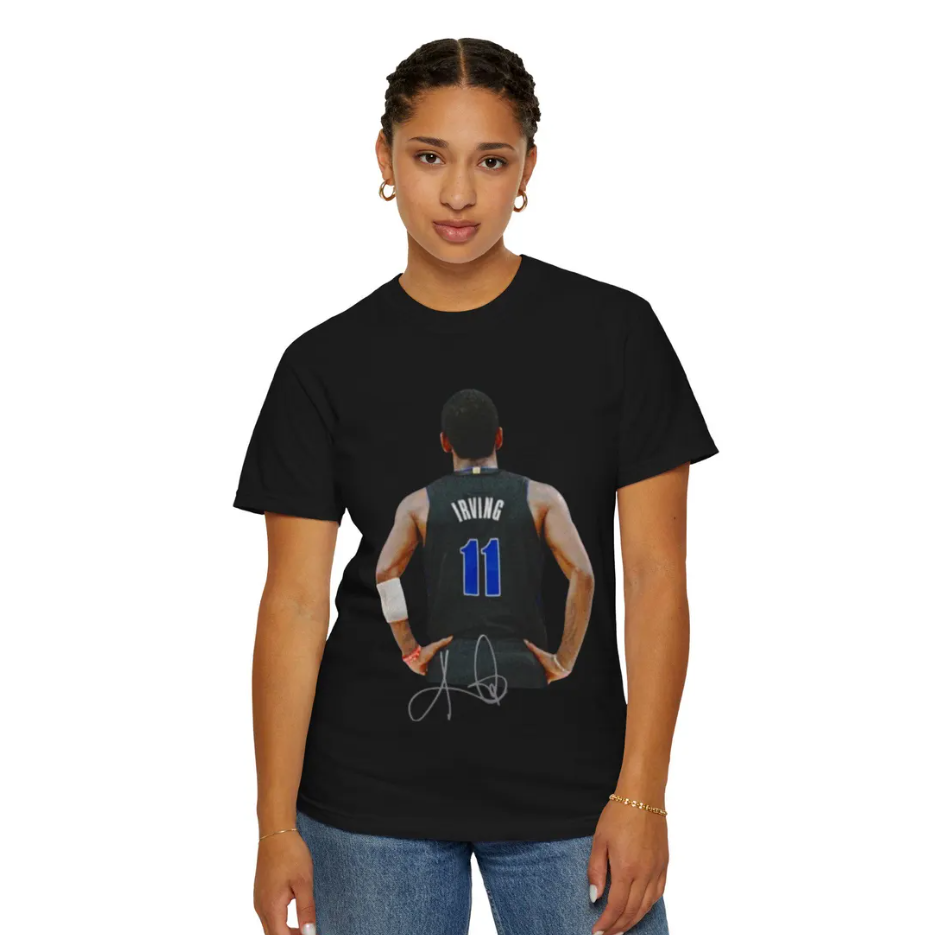 Kyrie Irving Dallas T Shirt Autograph Edition