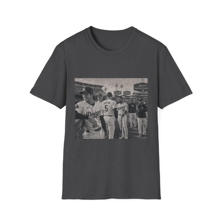 Vintage Baseball Team Photo T-Shirt, Retro Dugout Players Tee, Sepia Sports Shirt, Stadium Baseball Graphic Tee, Classic Game Day Fan Shirt