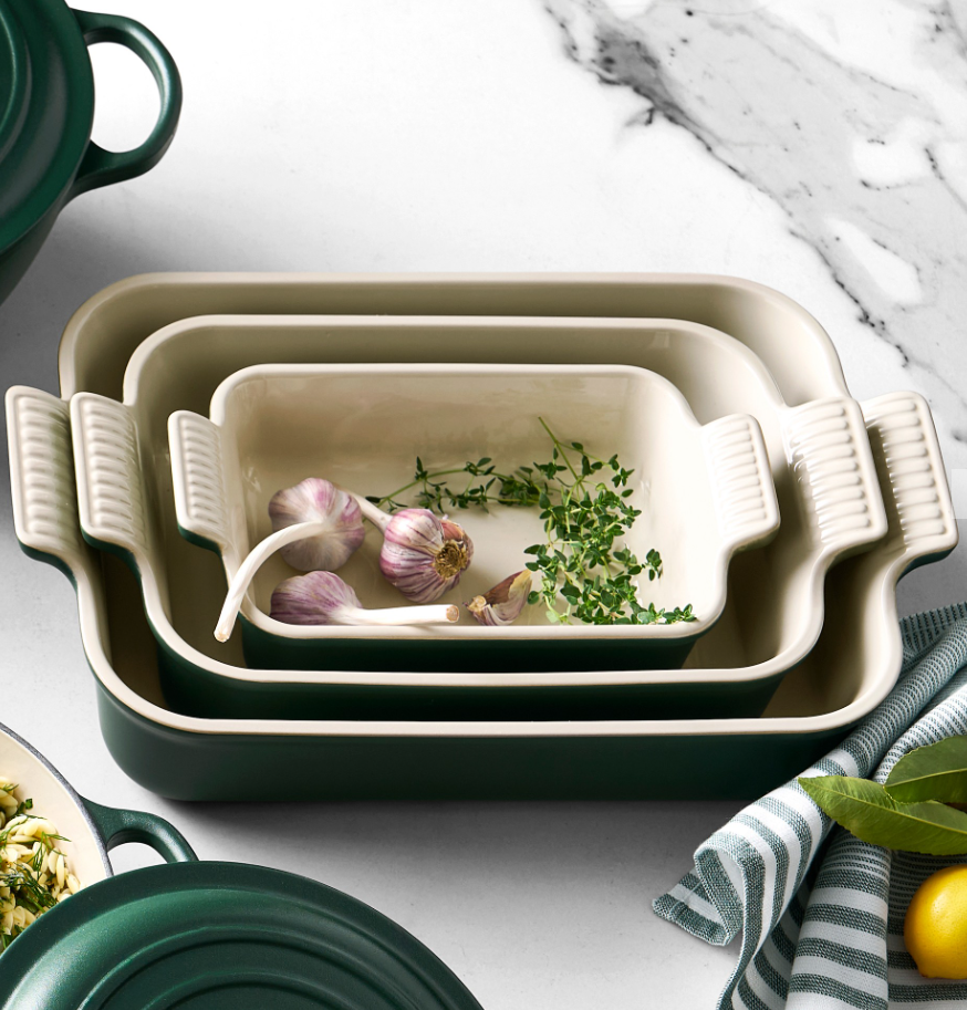 Le Creuset Heritage Open Rectangular Dishes, Set of 3