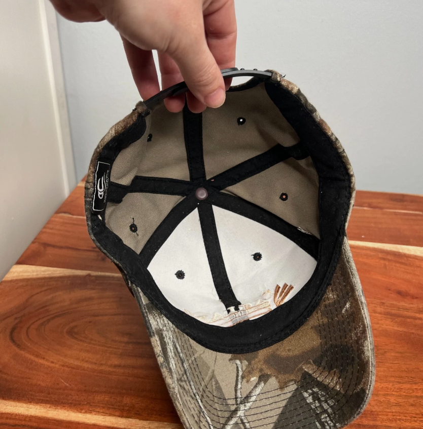 Vintage Agland Co-Op Camouflage Hunting Snapback Cap Realtree Adjustable OSFA