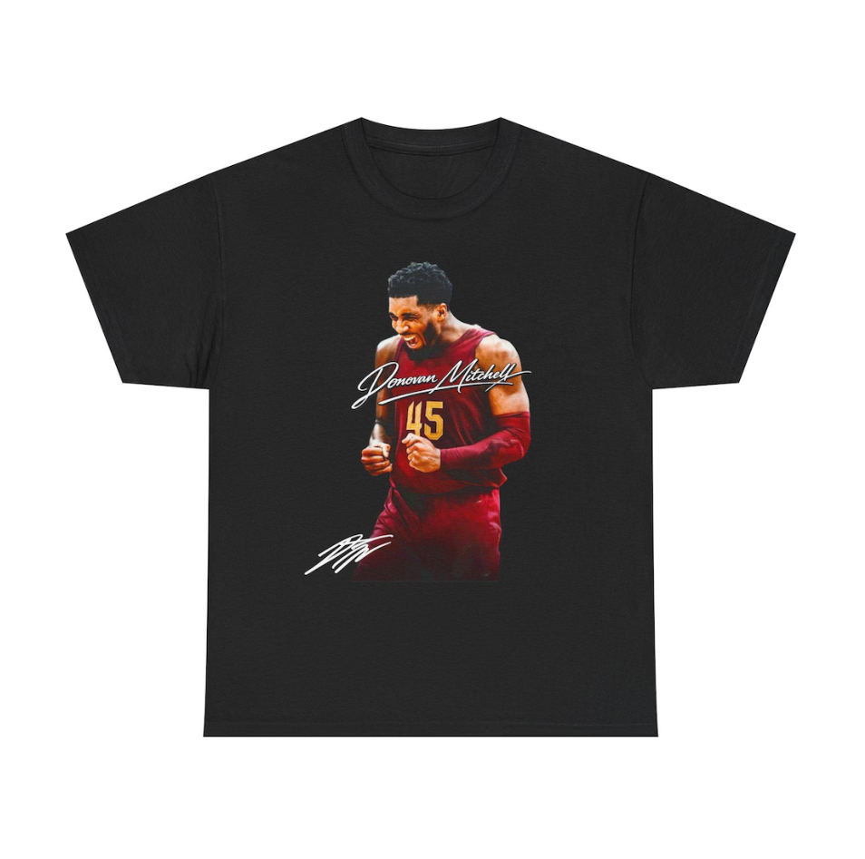 Donovan Mitchell Cleveland T Shirt Graphic Basketball Tee