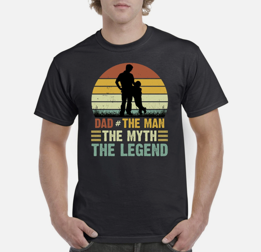 Fathers Day Gift Mens Birthday T Shirt For Dad Mans Tee Gifts For Daddy Grandad