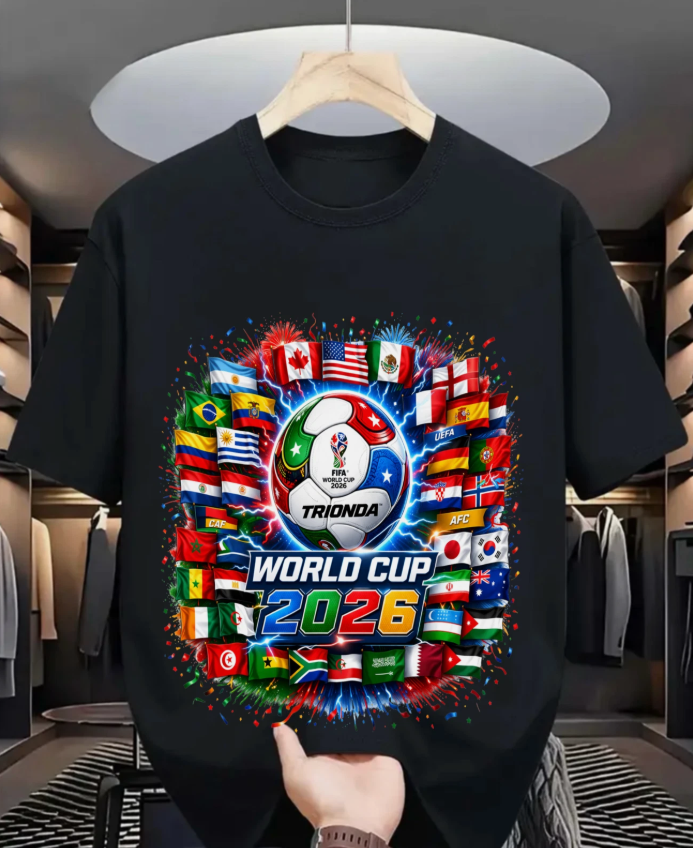 USA Soccer Shirt 2026 World Cup Fan Tee American Flag Football T-Shirt Gifts