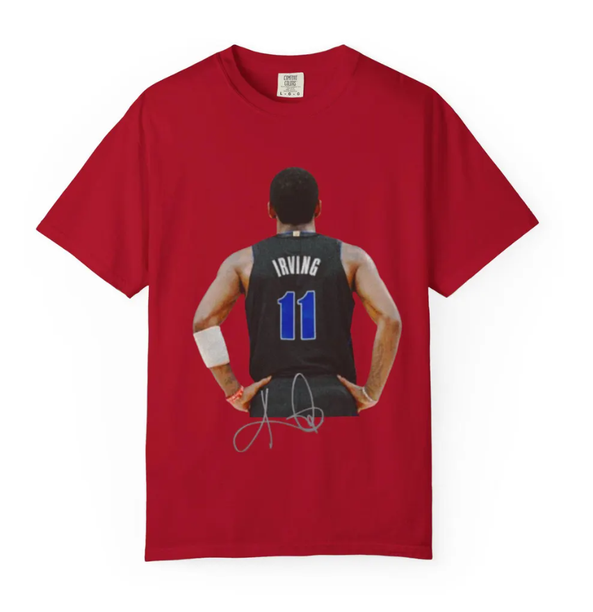Kyrie Irving Dallas T Shirt Autograph Edition