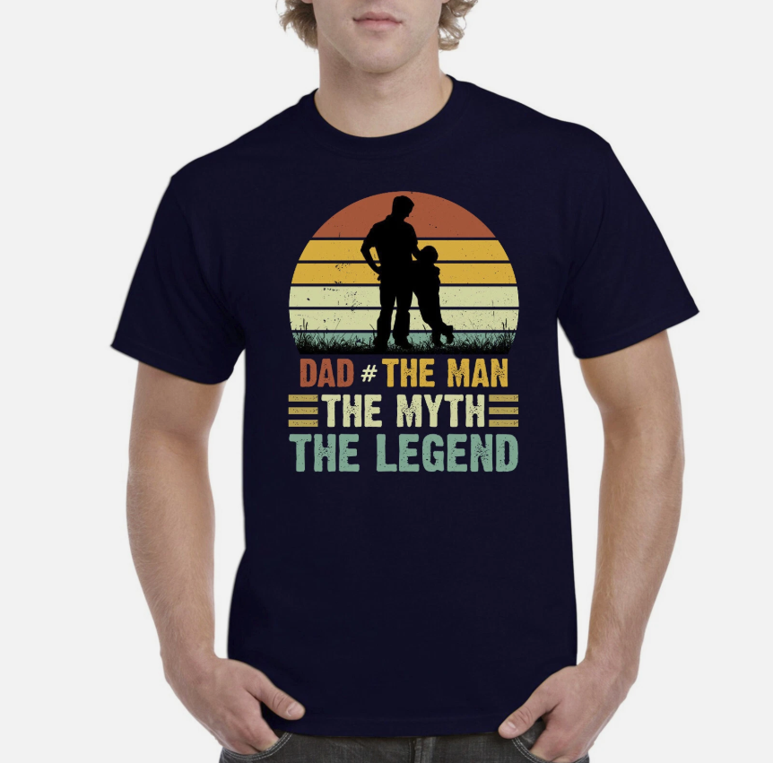 Fathers Day Gift Mens Birthday T Shirt For Dad Mans Tee Gifts For Daddy Grandad