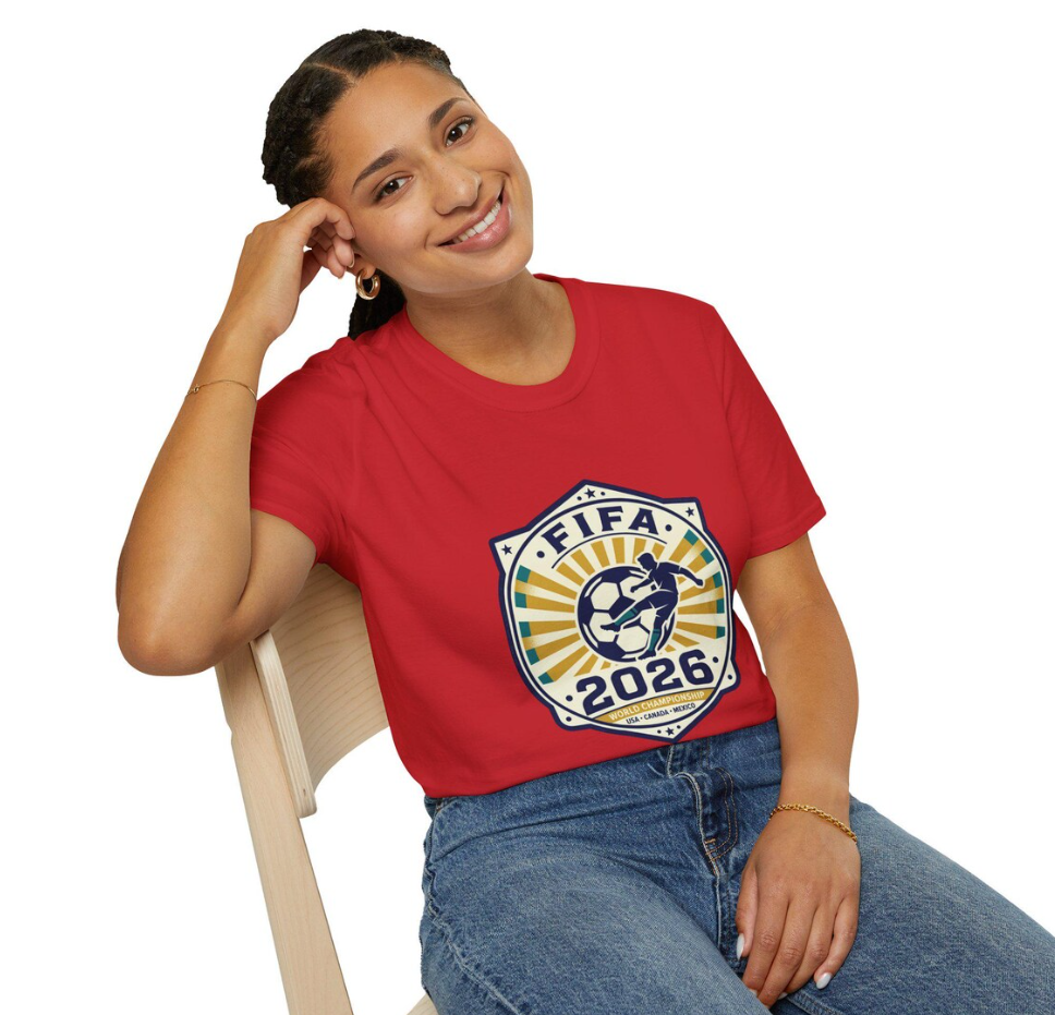 FIFA 2026 Soccer Crest T-Shirt | World Cup Badge Tee