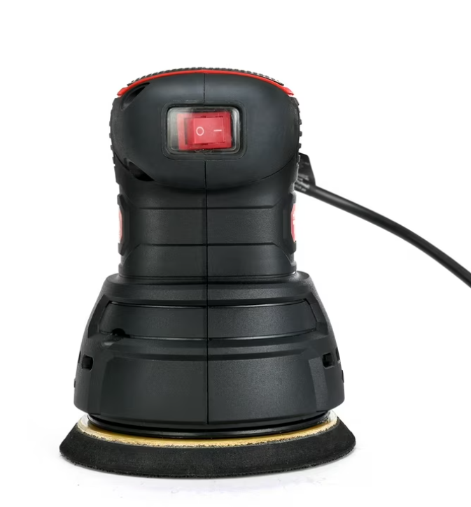 Hyper Tough 2.5 Amp Corded 5 inch Orbital Sander with Dust Bag, Vacuum Hose Adapter & 3 Sanding Sheets, New Condition