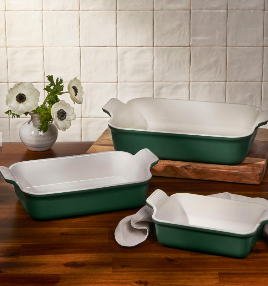 Le Creuset Heritage Open Rectangular Dishes, Set of 3