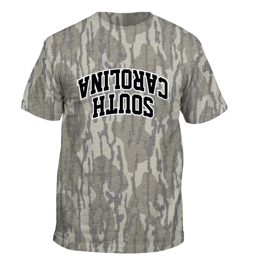 USC Upside Down Vols Camo Short Sleeve T-Shirt