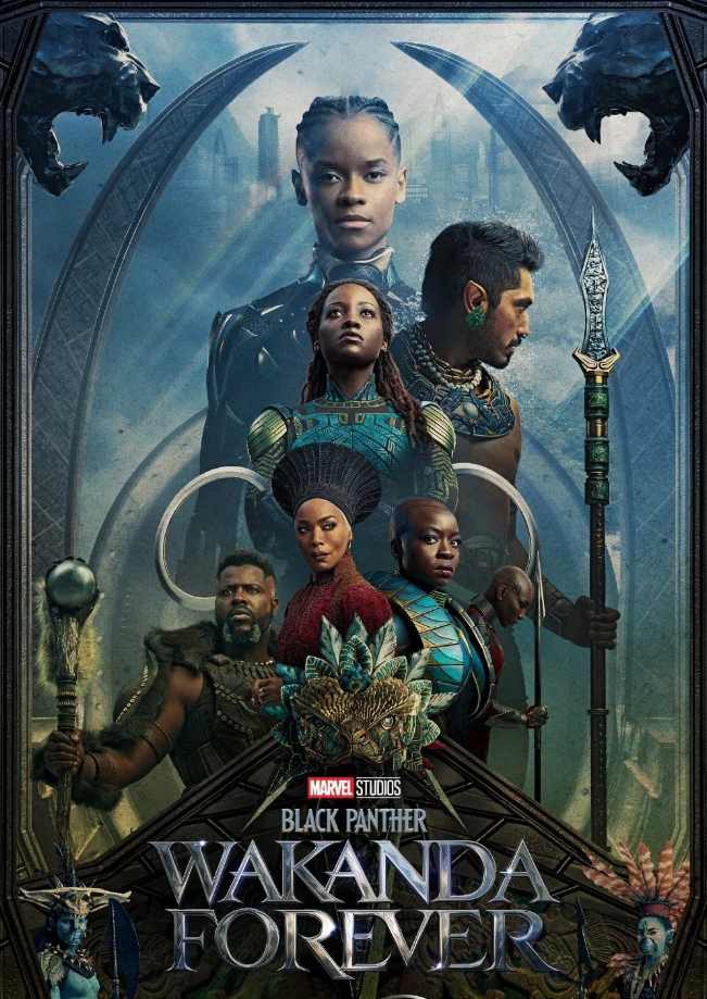 Marvel Black Panther 2 Wakanda Forever Poster Double sided
