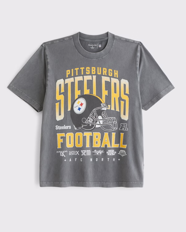 Pittsburgh Steelers Vintage Inspired Graphic Tee - Vintage NFL Fan Shirt