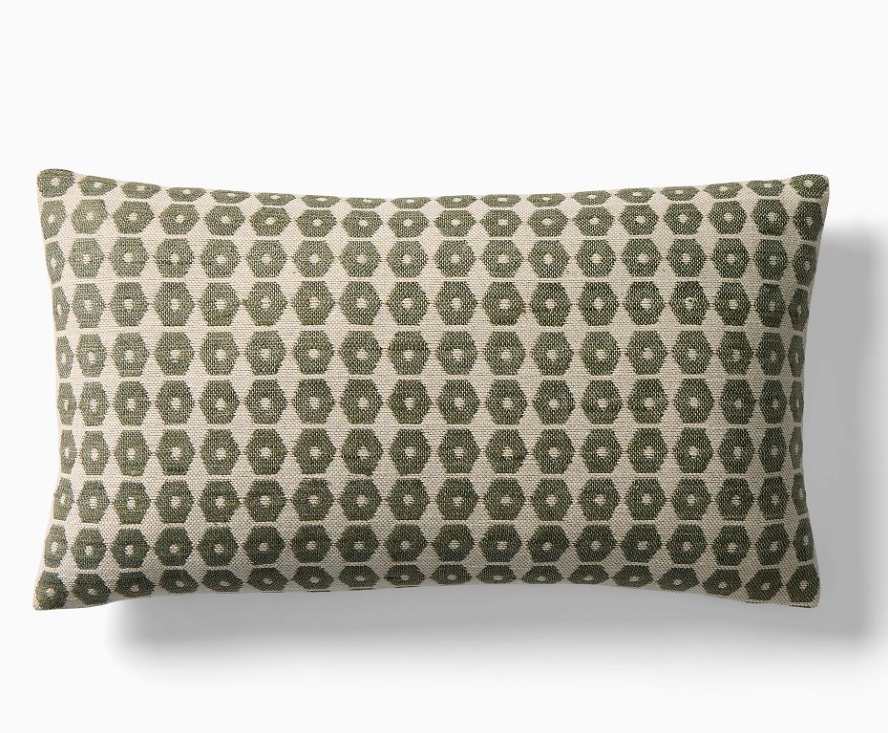 Honeycomb Silk Lumbar Pillow Cover