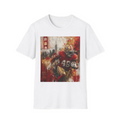 San Francisco 49ers Football Player T-Shirt Golden Gate Skyline, Team Colors Artwork SF 49ers Tee