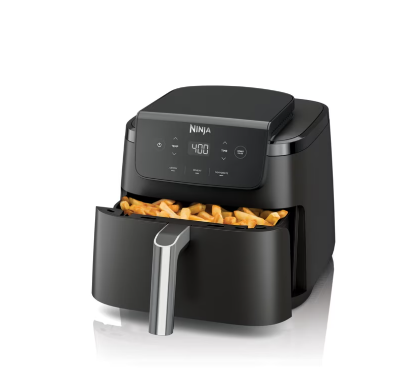 Ninja Air Fryer Pro XL 5-Qt, 3-in-1, 400°F Air Crisp Technology, Nonstick Crisper Plate, AF140 Black