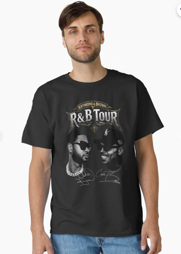 Chris Brown And Usher The RB Tour Raymond And Brown 2026 North America Classic T-Shirt