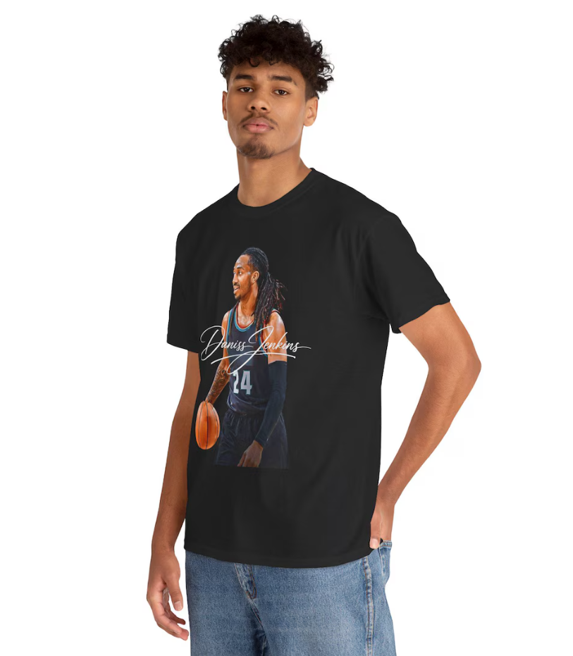 Daniss Jenkins Detroit T Shirt Basketball Graphic Tee