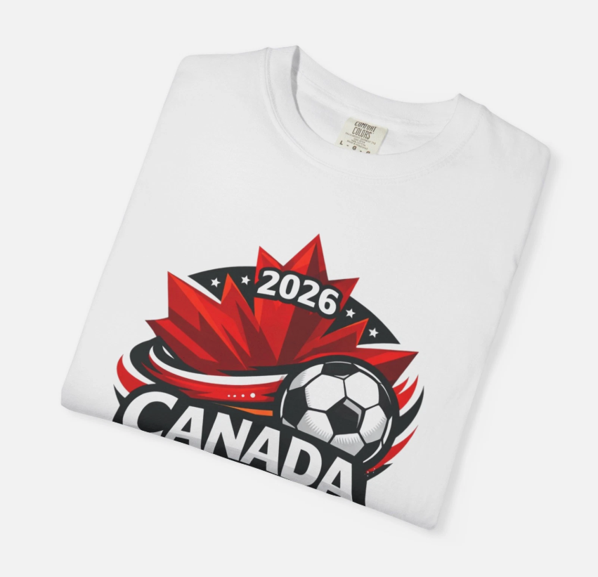 Canada Soccer 2026 T-shirt | Maple Leaf Soccer Crest