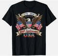 250 Years American 250th 4th of July Anniversary 1776-2026 unisex T-Shirt