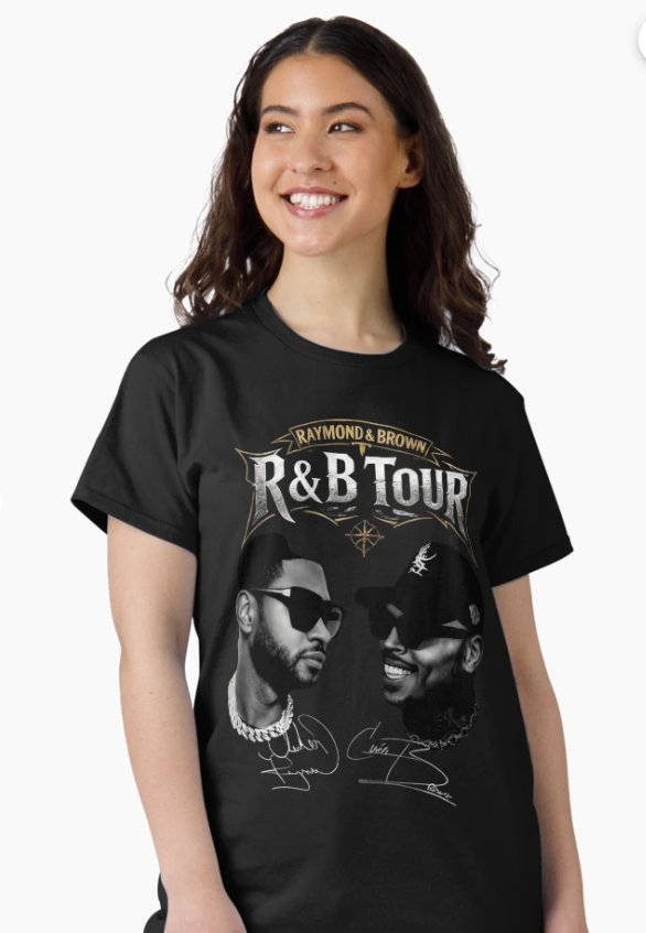 Chris Brown And Usher The RB Tour Raymond And Brown 2026 North America Classic T-Shirt