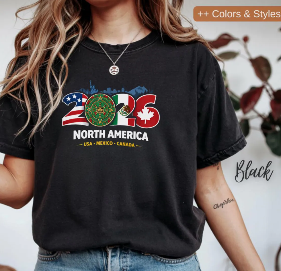 2026 World Cup Shirt - USA Mexico Canada Host Cities Football Fan Gift, World Cup Supporter T-Shirt, Soccer Player Graphic Tee