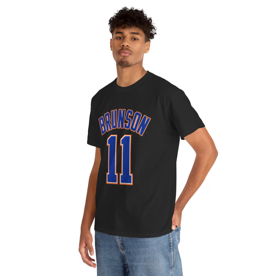 Jalen Brunson New York T Shirt Basketball Jersey Tee