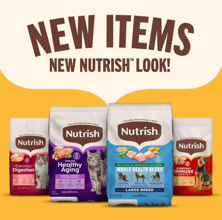 Nutrish High Protein Beef, Potato & Peas Recipe with Venison & Lamb Dry Dog Food, 12 lb. Bag (Rachael Ray)