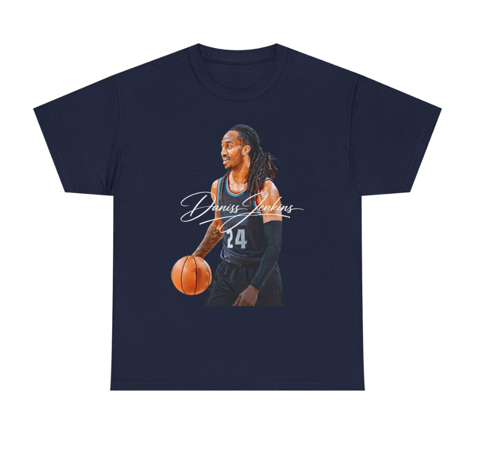 Daniss Jenkins Detroit T Shirt Basketball Graphic Tee