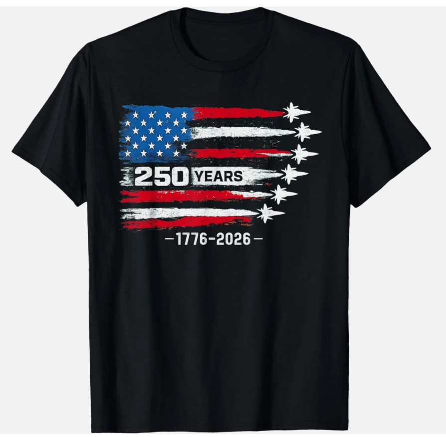 250 Anniversary USA 250th American 250 Years 4th July 2026 unisex T-Shirt