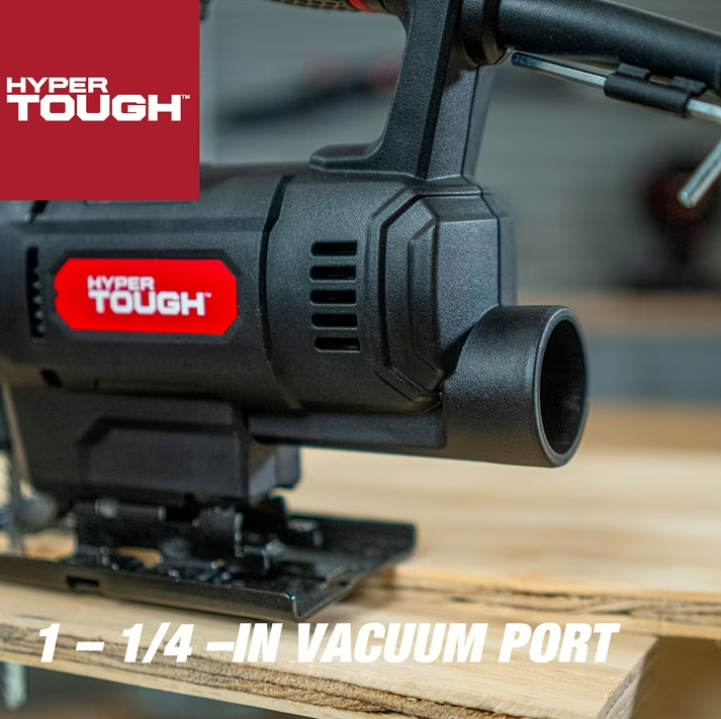 Hyper Tough 3.5-Amp Corded Jig Saw, Eelectric, 120 Volt, 44002